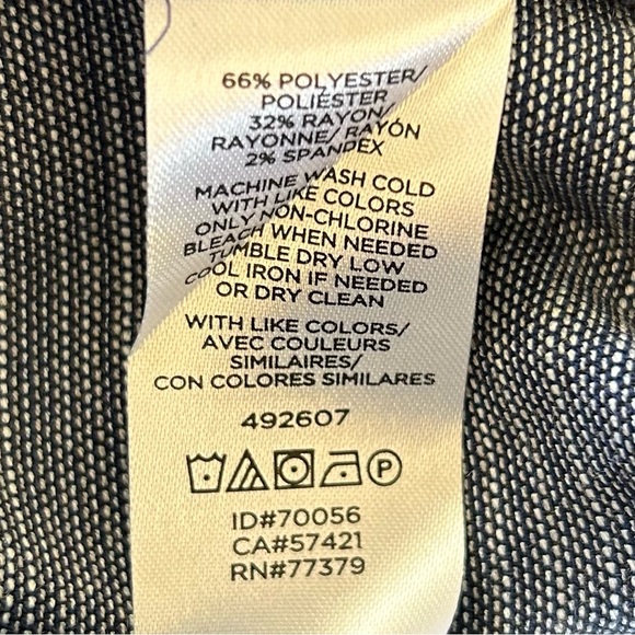 Ann Taylor Factory | Women’s blue tencel petite ankle pants, size 6P - Picture 12 of 15